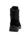 botín negro de mujer con taco plano de 5 cm perfecto para caminar cómodamente