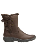 mujer botas moro cuero estilo casual con taco plano de 4.5 cm