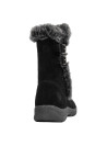 Bota negra para mujer, estilo casual, ideal para días fríos.