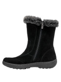 Bota negra mujer con forro sintético, perfecta para actividades diarias.