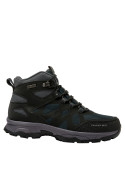 Botín azul para hombre, estilo outdoor, material sintético, ideal para actividades al aire libre.