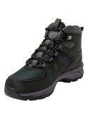 Botín azul para hombre, estilo outdoor, material sintético, ideal para actividades al aire libre.