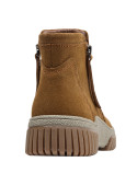 Calzado femenino camel de cuero, diseño robusto y cómodo, perfecto para el día a día.