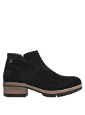 botín cuero negro mujer versátil para looks audaces