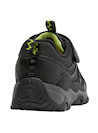 Zapatilla de punta redonda en negro, diseñada para libertad de movimiento en actividades outdoor.