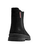Botín negro de Panama Jack, estilo casual, ideal para aventuras urbanas.