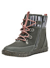 Botas grises de textil para niña, estilo casual, ideales para aventuras y exploraciones.