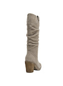 Botas con taco bloque de 8 cm, brindando estabilidad y comodidad en cada paso, perfectas para cualquier ocasión.
