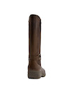 Bota casual de mujer en cuero moro, detalles decorativos que añaden estilo a cualquier outfit.