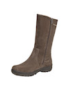 Botas de cuero café para mujer, estilo casual, perfectas para aventuras y combinaciones versátiles.