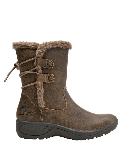 Bota de mujer Panama Jack, combinable con jeans ajustados o vestido de lana para un estilo acogedor.