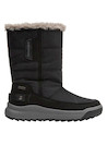 Bota de mujer en color negro, diseñada para actividades al aire libre con un enfoque en la estabilidad.