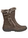 Botas cómodas de cuero, con taco plano de 4.5 cm, adecuadas para explorar nuevos horizontes.