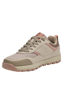Zapatilla beige para mujer de estilo outdoor, ideal para actividades al aire libre y comodidad diaria.