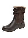 Bota de mujer en color moro, estilo casual, confeccionada en suave cuero, ideal para paseos urbanos.