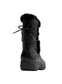 Botas negras de cuero para mujer, perfectas para un look urbano y cómodo.