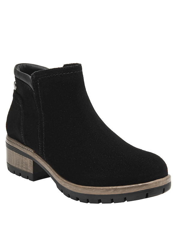 Botín negro Panama Jack, ideal para un look casual y relajado en la ciudad.