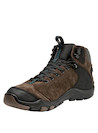 Botín de cuero morado para hombre, estilo outdoor, ideal para actividades al aire libre y comodidad diaria.
