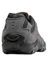 Zapatilla gris con punta redonda, perfecta para un look casual y desenfadado.