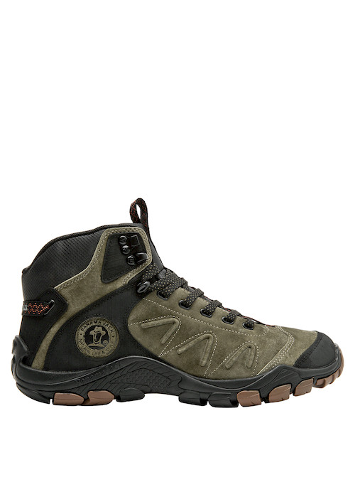 Botín verde Panama Jack, diseñado para estabilidad en cada paso, perfecto para exploradores urbanos.