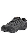 Zapatilla gris de cuero para hombre, estilo urbano, ideal para actividades al aire libre.