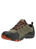 Zapatilla verde de cuero para hombre, estilo urbano, ideal para actividades al aire libre y paseos.