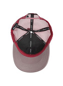 Jockey unisex rojo de algodón, estilo casual, ideal para actividades al aire libre.