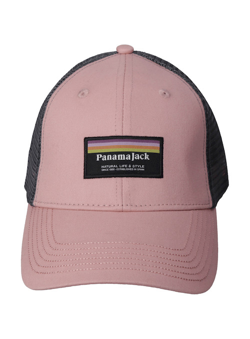 Jockey de algodón rosado unisex, estilo relajado, recomendado para excursiones y paseos.