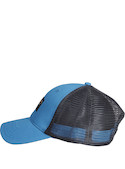 Jockey de algodón celeste, estilo outdoor, con ajuste a presión, ideal para el verano.