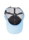 Jockey unisex celeste de algodón, estilo casual, ideal para actividades al aire libre.