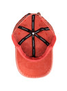Jockey unisex naranja de algodón, estilo vintage, ideal para actividades al aire libre.