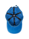 Jockey unisex azul de algodón, estilo casual, ideal para actividades al aire libre.