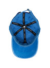 Jockey unisex azul de algodón, estilo casual, ideal para actividades al aire libre.