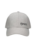 Gorra gris unisex de poliéster reciclado, adecuada para escapadas en la naturaleza.