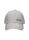 Gorra gris unisex de poliéster reciclado, adecuada para escapadas en la naturaleza.
