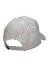 Jockey gris unisex con visera semi curva, perfecto para looks casuales.