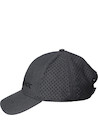 Jockey gris unisex con visera semi curva, material sostenible, ideal para un look urbano y activo.