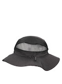 Accesorio unisex gris, jockey de poliéster reciclado, estilo casual, perfecto para entrenamientos.