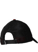 Gorra unisex roja de algodón, estilo deportivo, perfecta para paseos urbanos.