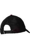 Gorra unisex roja de algodón, estilo deportivo, perfecta para paseos urbanos.