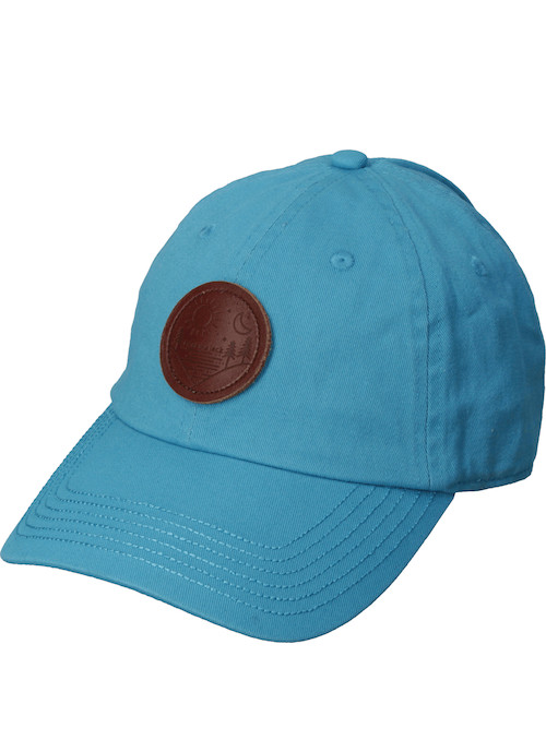 Jockey celeste unisex de algodón, diseño con logotipo bordado, ideal para aventuras diarias.