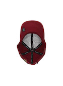 Jockey burdeos unisex de algodón, estilo casual, ideal para actividades al aire libre.