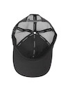 Jockey unisex negro de algodón, estilo clásico, ideal para actividades al aire libre.