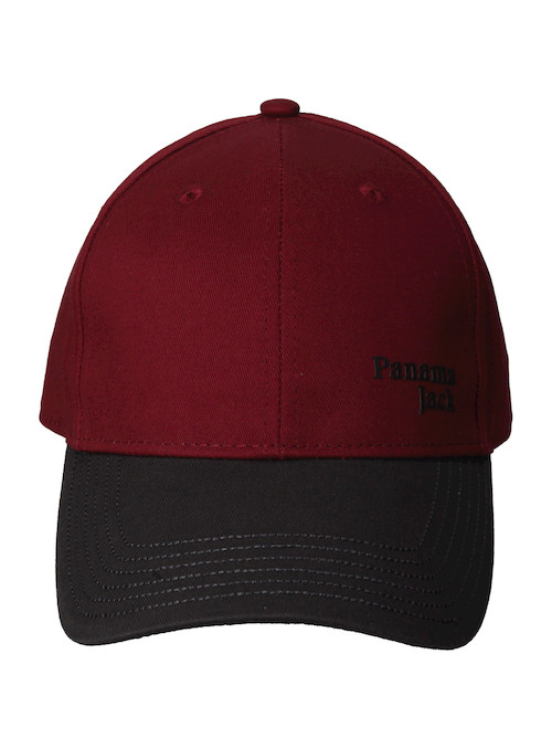 Sombrero unisex rojo de algodón, con seis agujeros de ventilación, recomendado para días soleados.