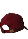 Gorra unisex roja de algodón, diseño con visera curva, perfecta para exploraciones diarias.