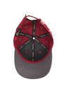 Jockey unisex rojo de algodón, estilo clásico, ideal para actividades al aire libre.