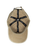 Jockey unisex beige de algodón, estilo casual, ideal para actividades al aire libre.
