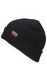Gorro negro de algodón para unisex, diseño funcional, perfecto para paseos urbanos.