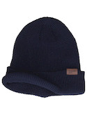 Gorro unisex negro de algodón, estilo aventurero, perfecto para climas frescos.