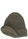 Gorro unisex verde de algodón, estilo casual, ideal para actividades al aire libre.